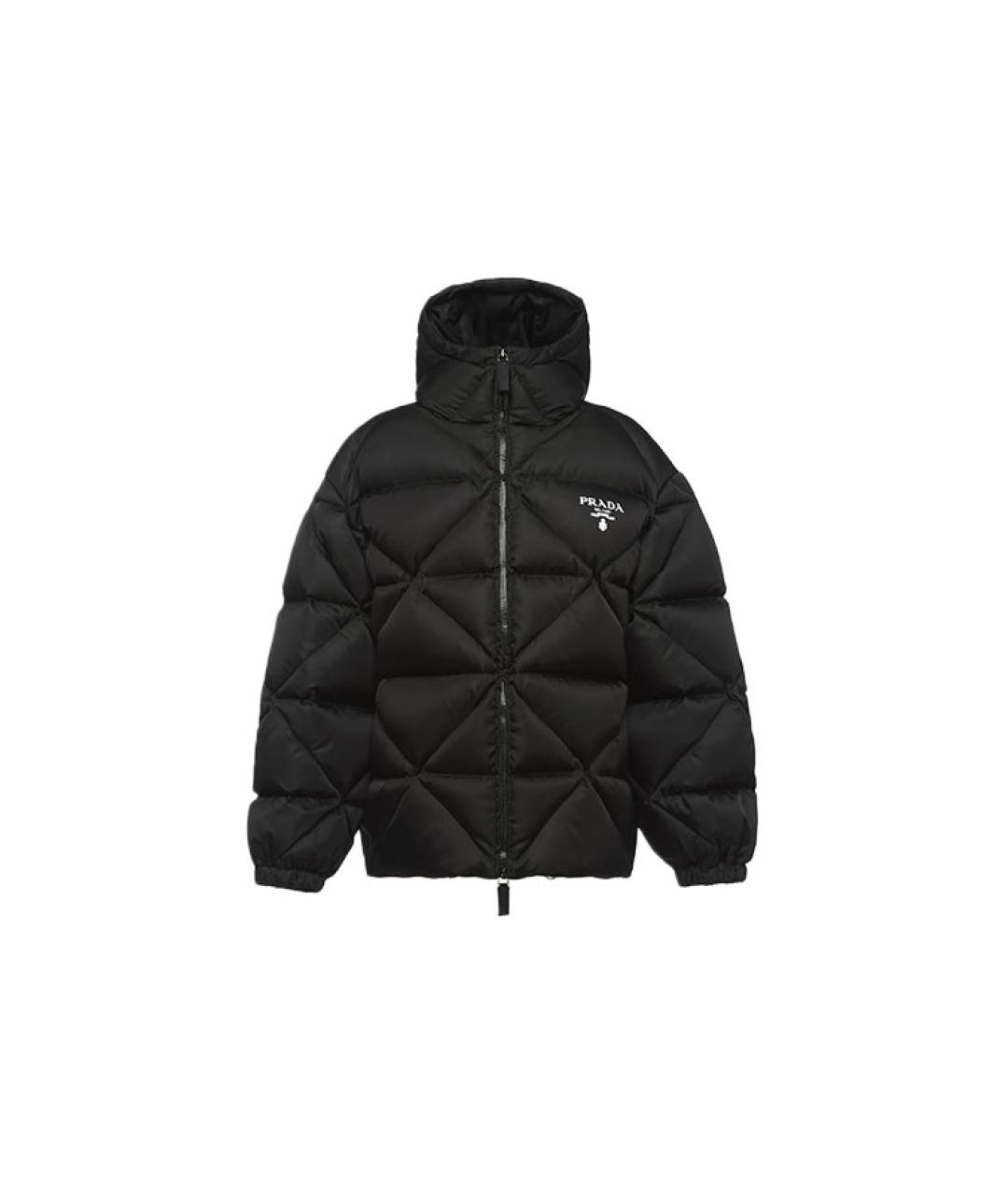 PRADA Черный пуховик, фото 1