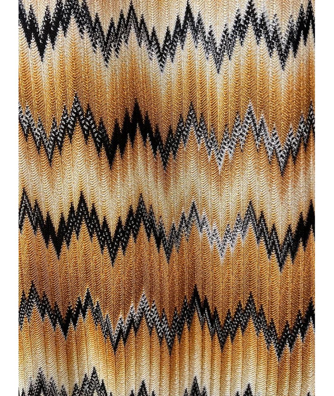 MISSONI Желтые прямые брюки, фото 4