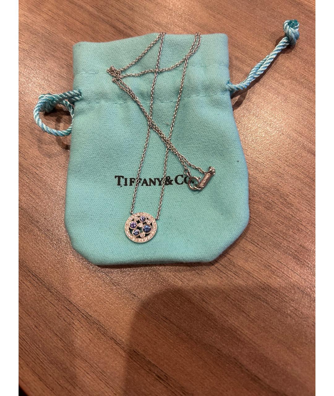 TIFFANY&CO Серебряная платиновая подвеска, фото 3