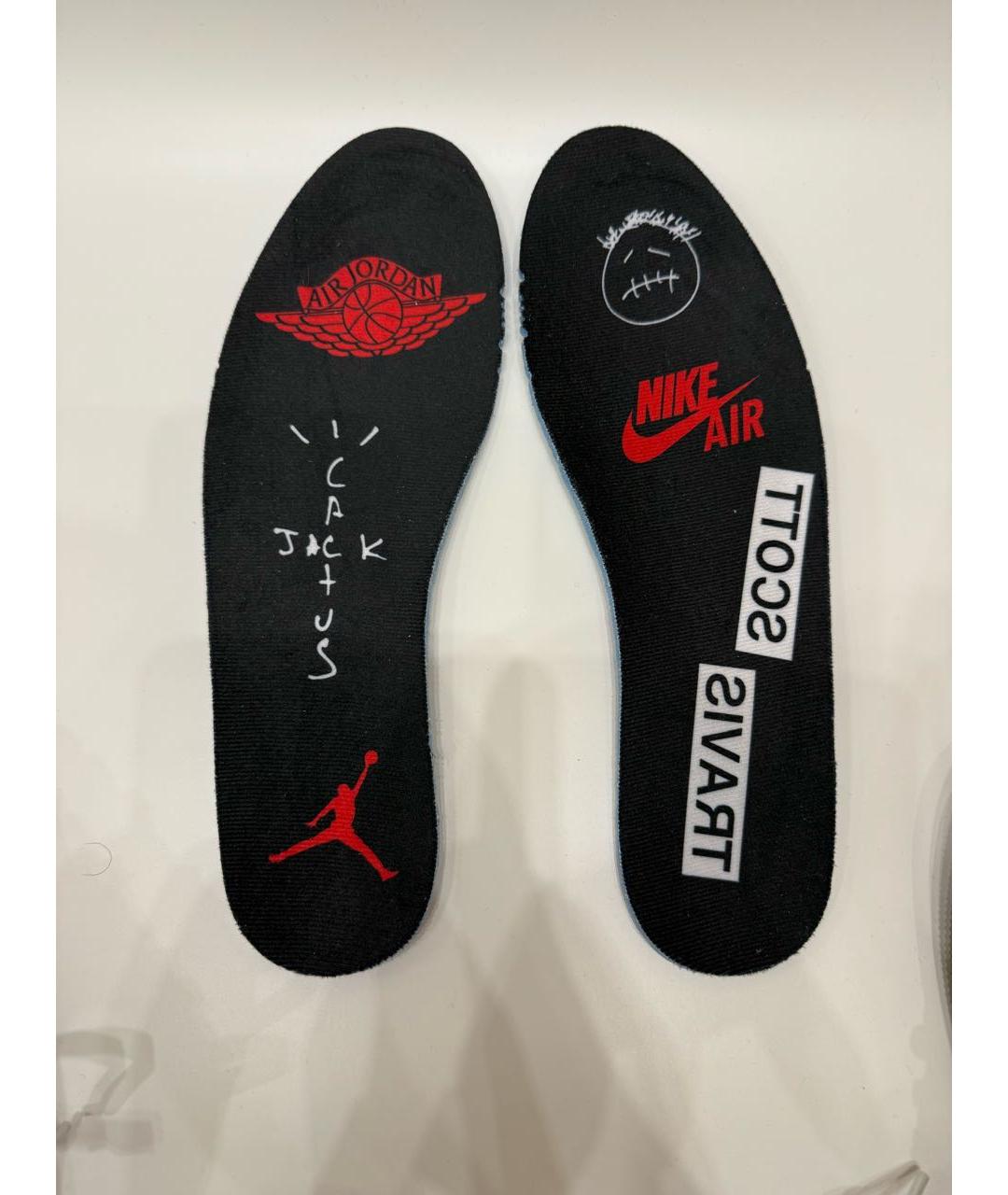 JORDAN Белые нубуковые низкие кроссовки / кеды, фото 6