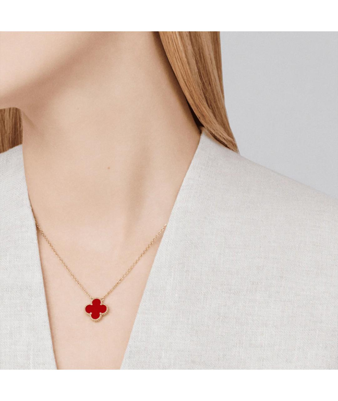 VAN CLEEF & ARPELS Красная цепочка из желтого золота, фото 2