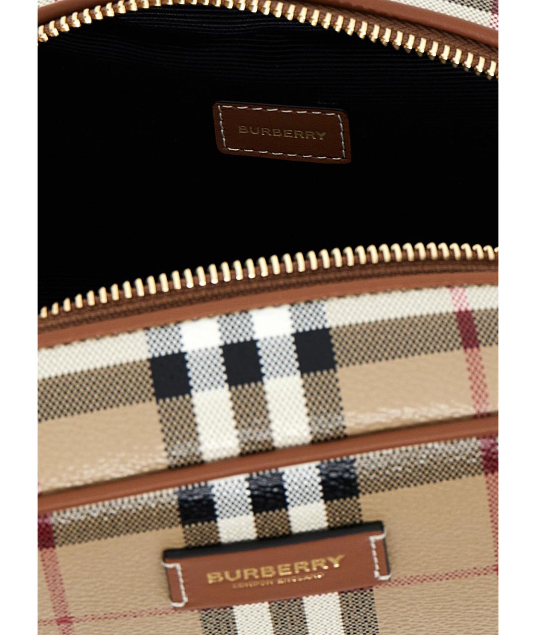 BURBERRY Бежевая косметичка, фото 4