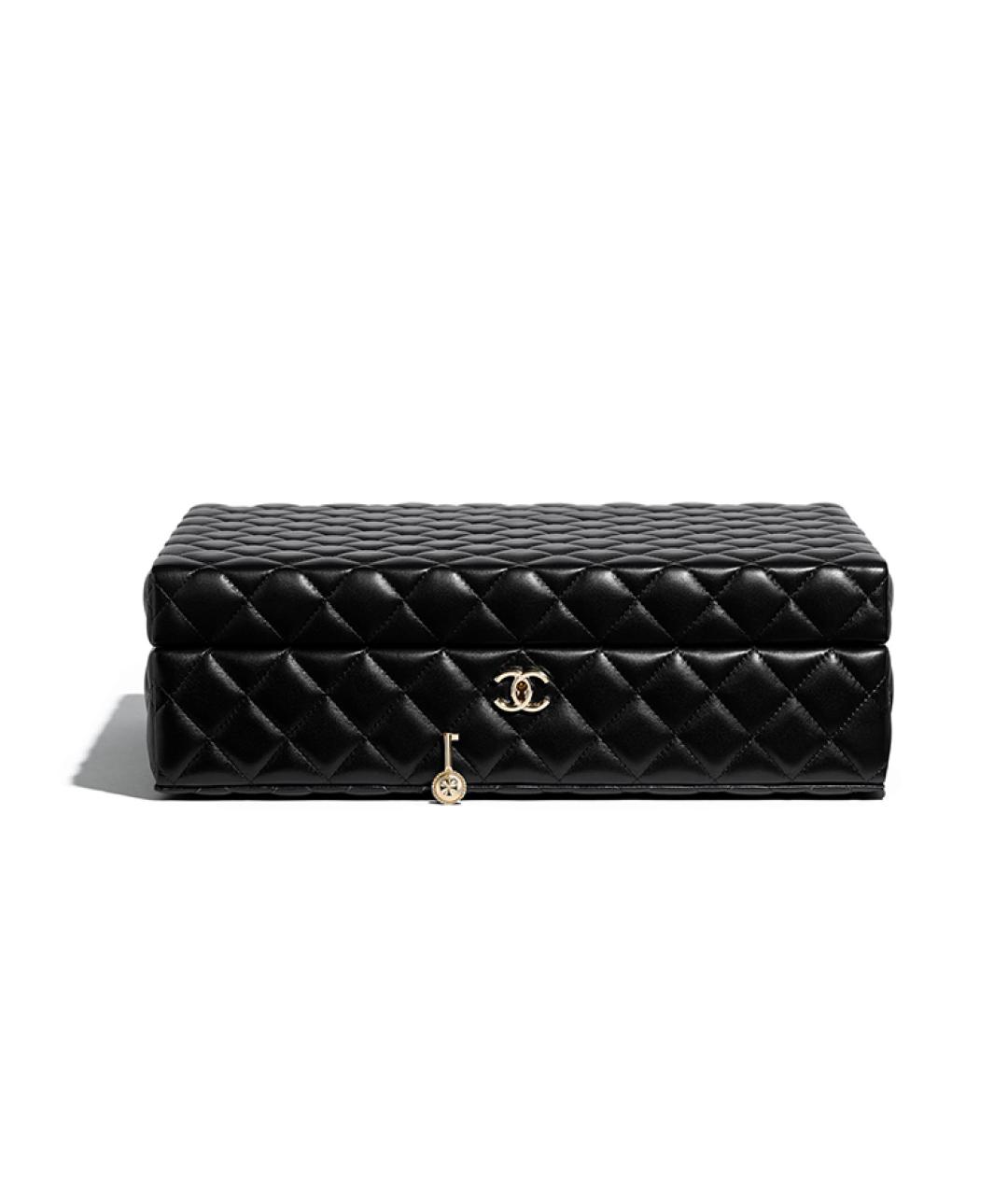 CHANEL Черная кожаная сумка через плечо, фото 4