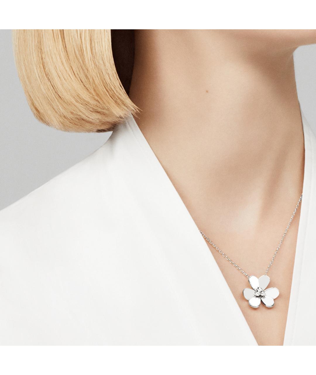 VAN CLEEF & ARPELS Серебряная цепочка из белого золота, фото 4