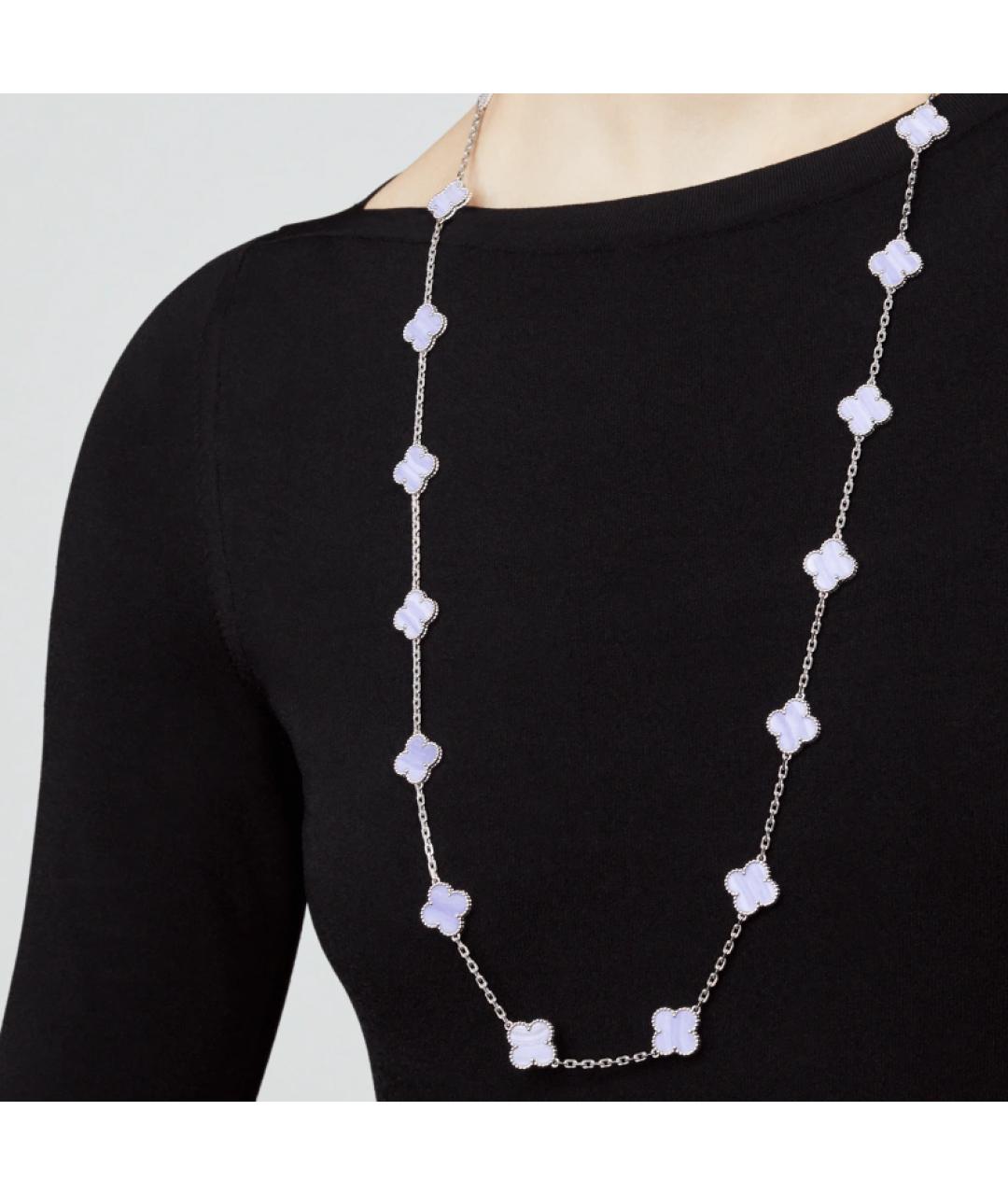 VAN CLEEF & ARPELS Белая цепочка из белого золота, фото 3