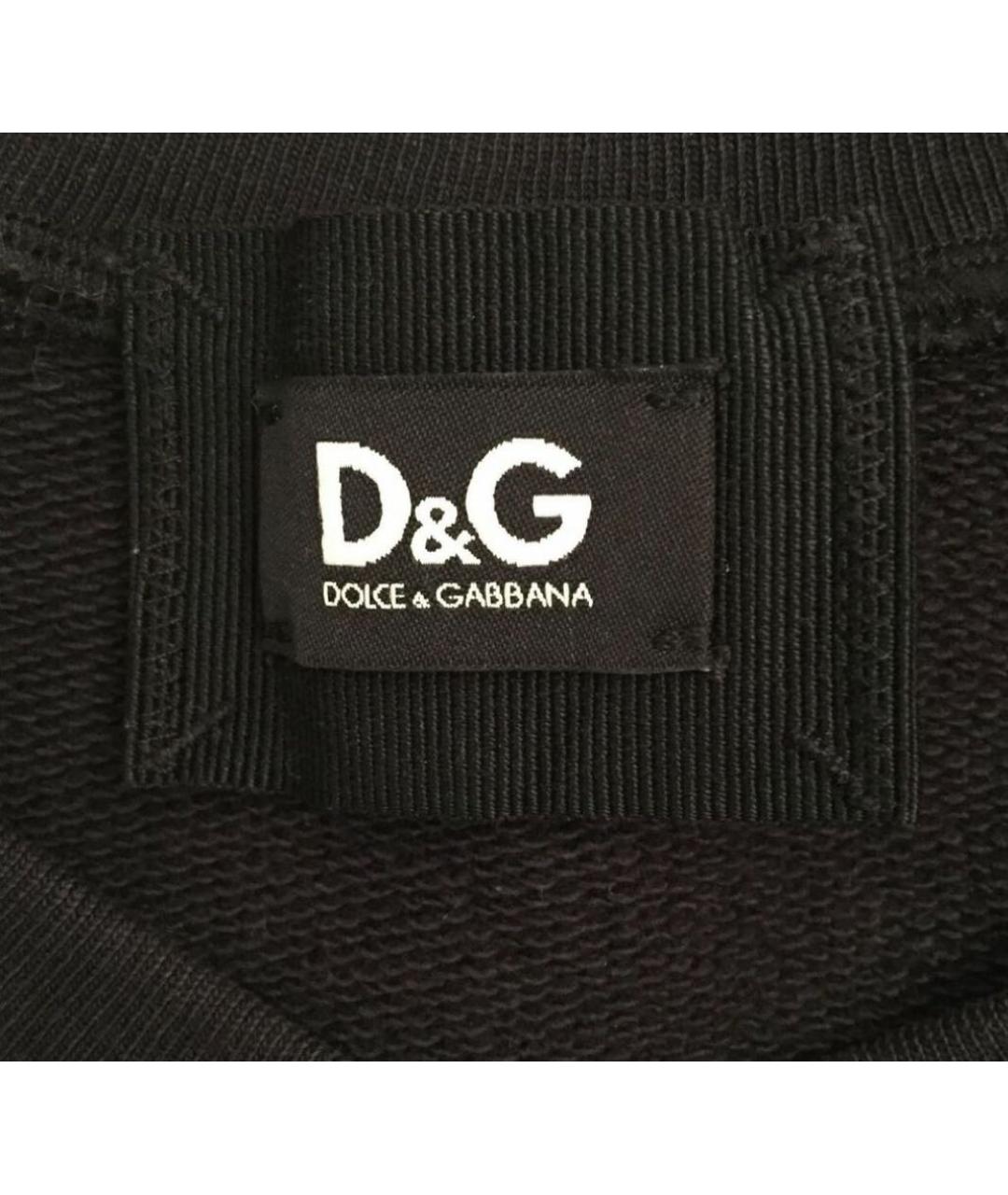 DOLCE&GABBANA Черное повседневное платье, фото 3