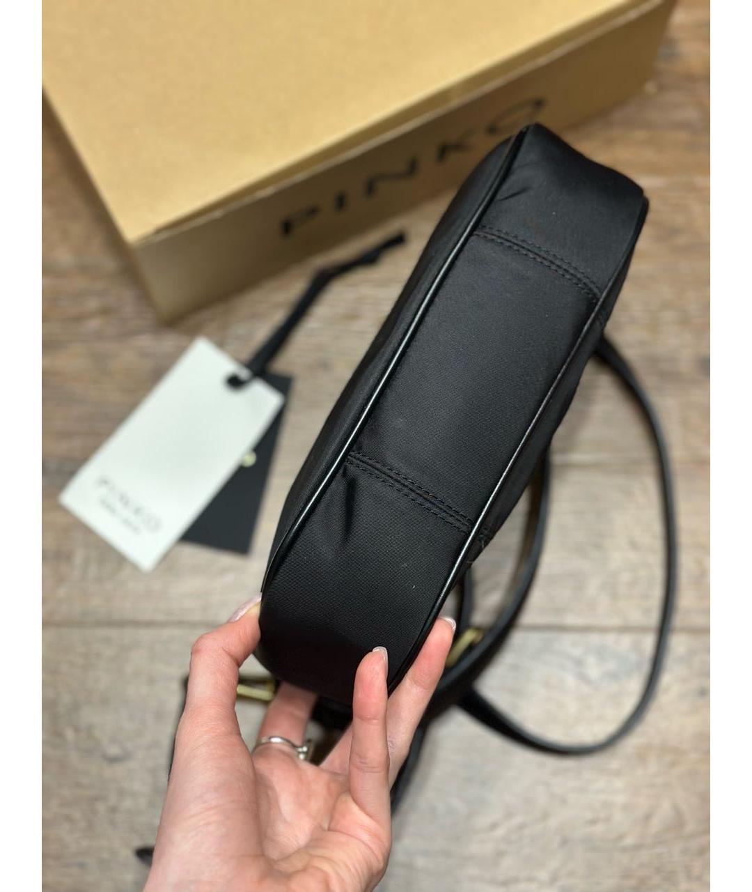 PINKO Черная сумка через плечо, фото 7