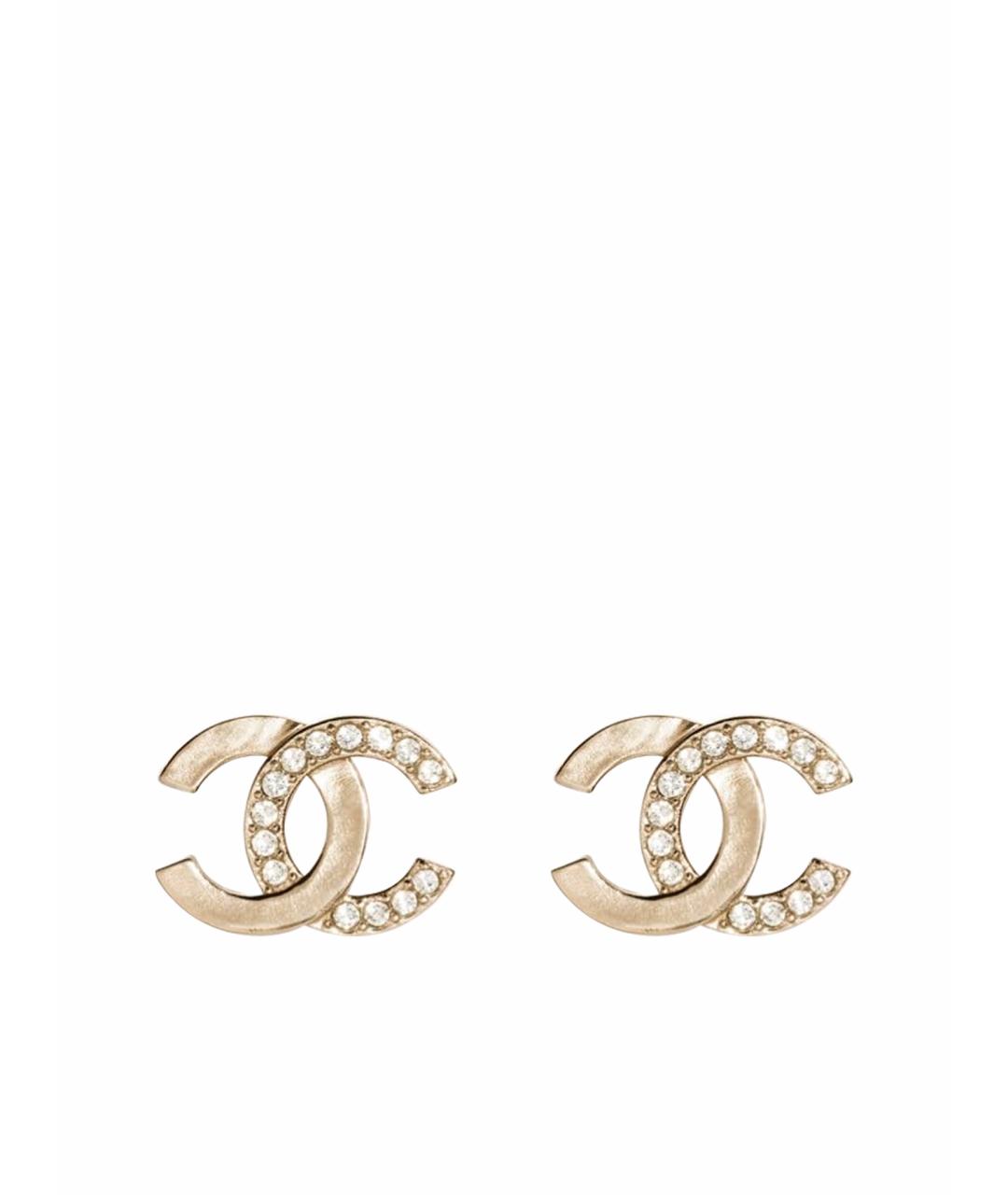 CHANEL Золотые серьги, фото 1