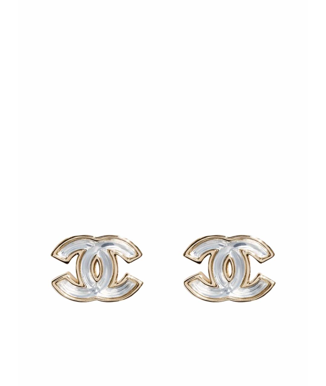 CHANEL Золотые серьги, фото 1