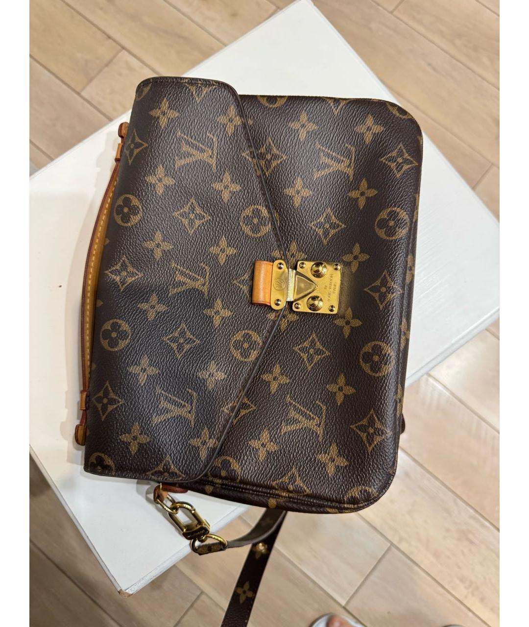 LOUIS VUITTON Коричневая сумка через плечо, фото 9