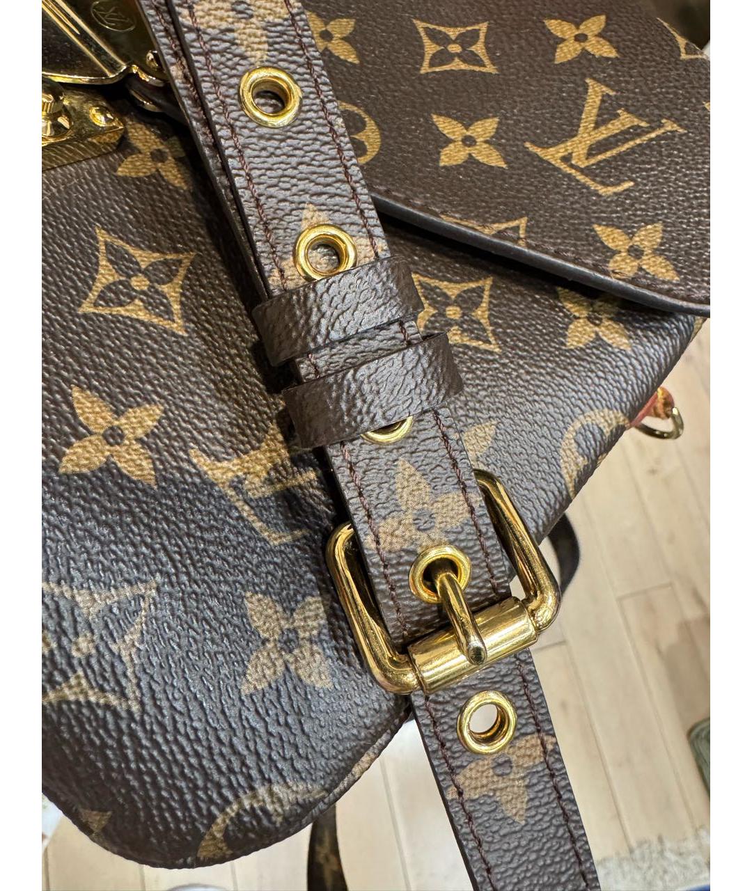 LOUIS VUITTON Коричневая сумка через плечо, фото 6