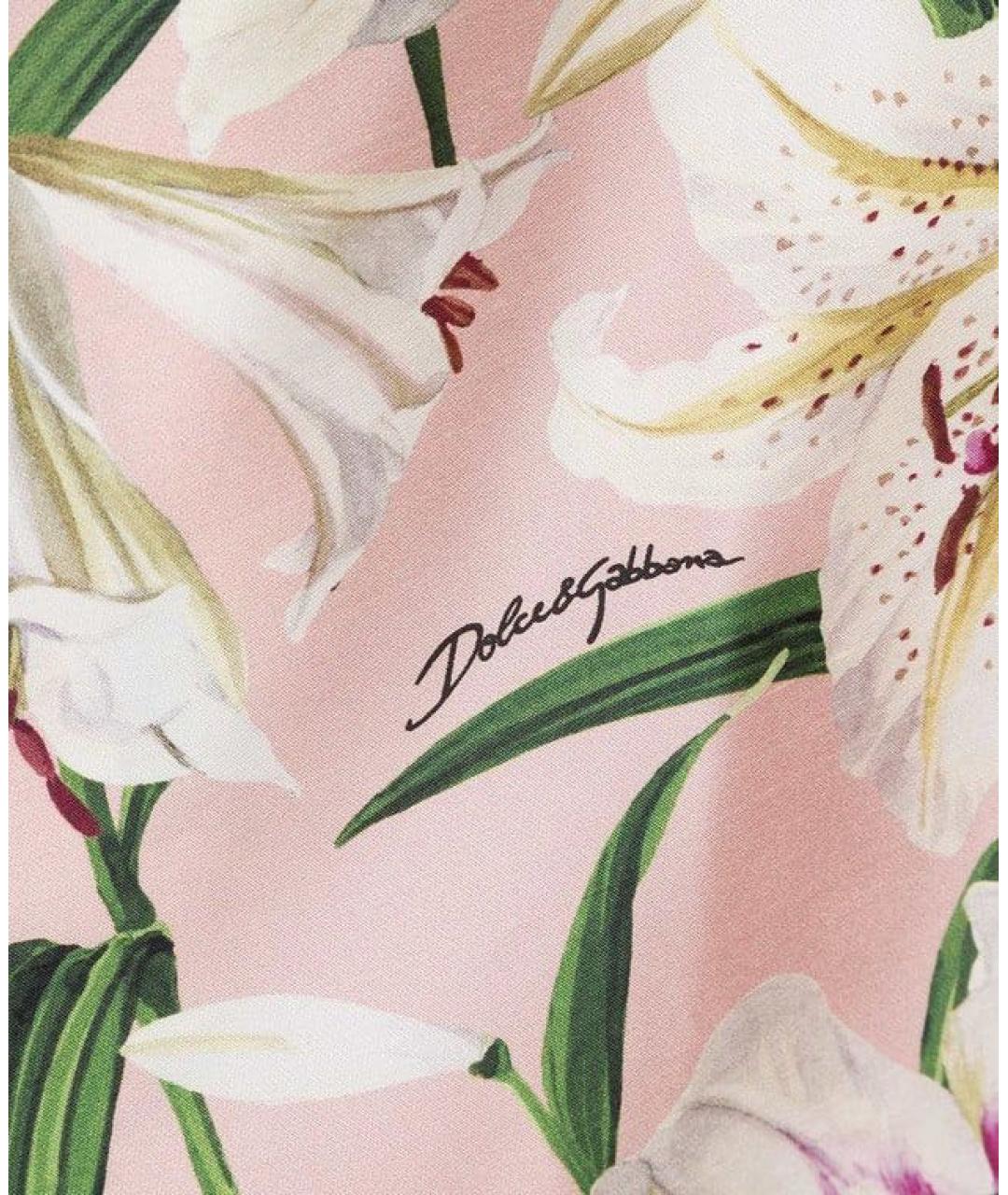 DOLCE&GABBANA Шелковая юбка мини, фото 5