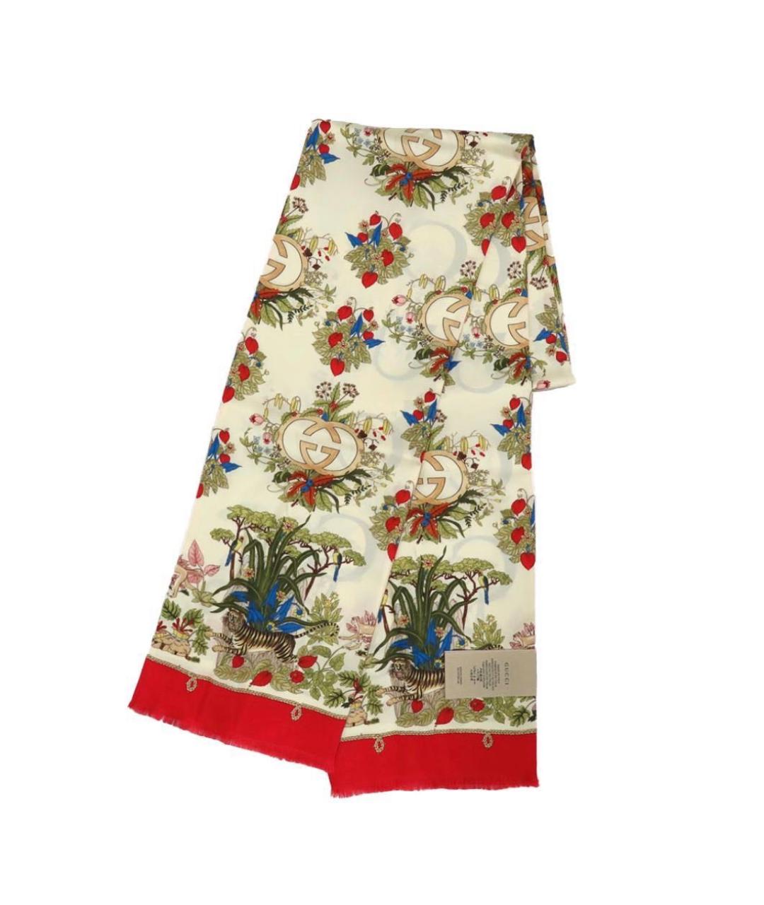 GUCCI Шелковый платок, фото 3