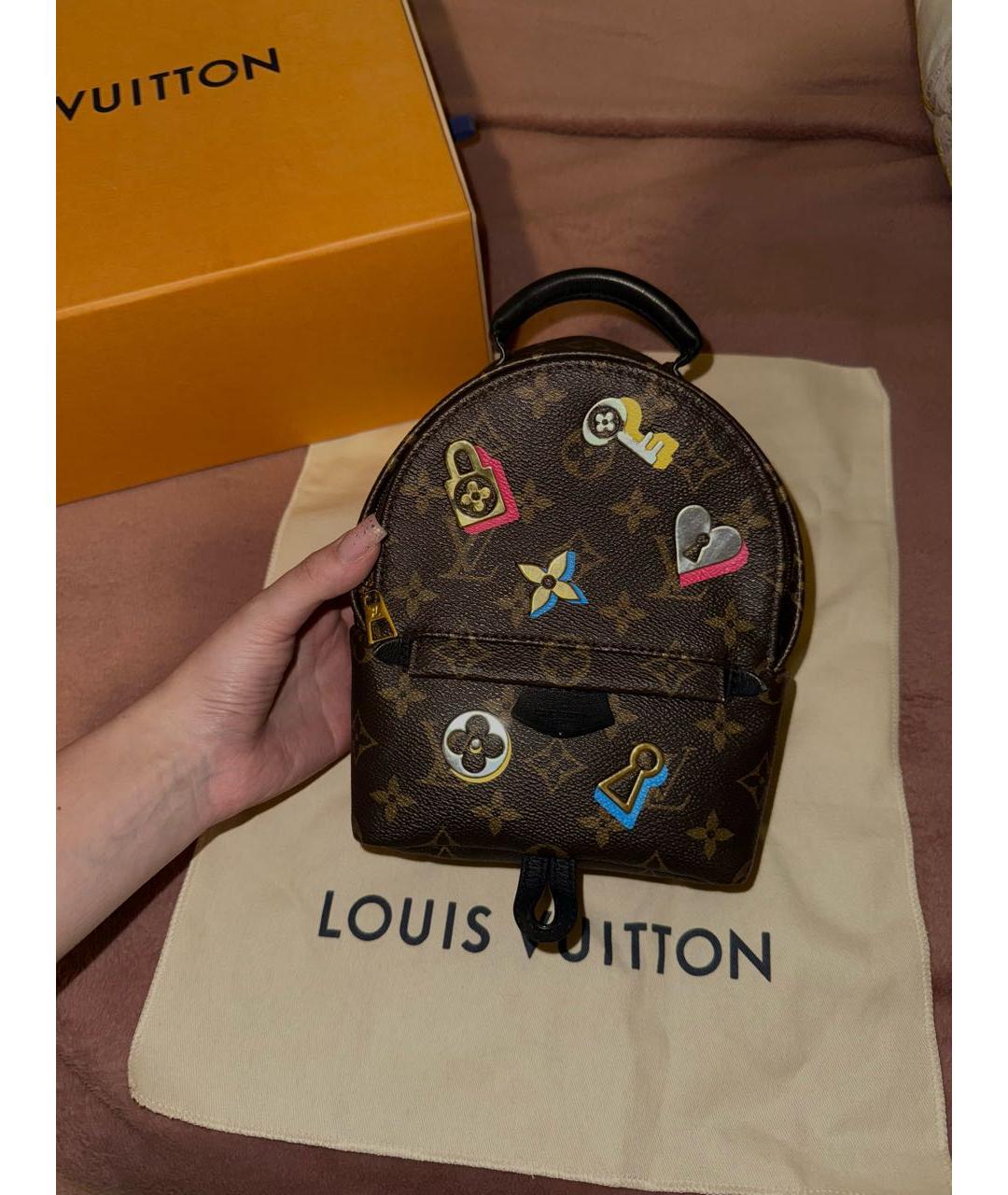 LOUIS VUITTON Коричневый рюкзак, фото 2