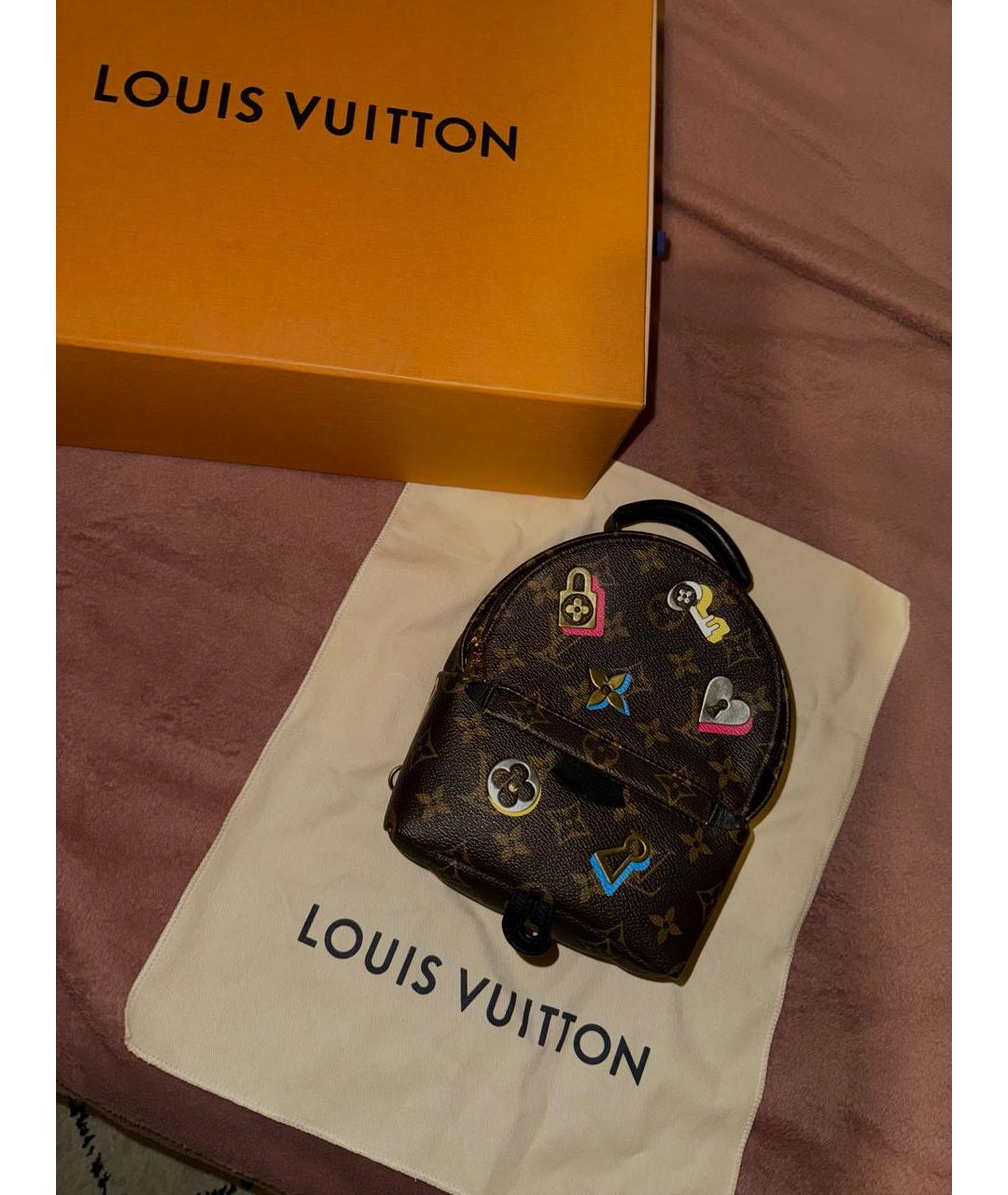 LOUIS VUITTON Коричневый рюкзак, фото 4