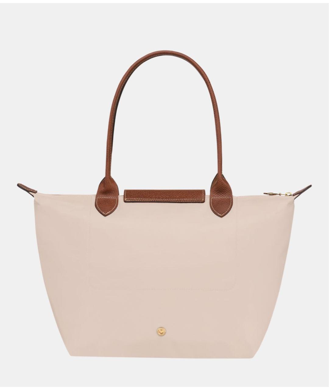 LONGCHAMP Бежевая тканевая сумка тоут, фото 3