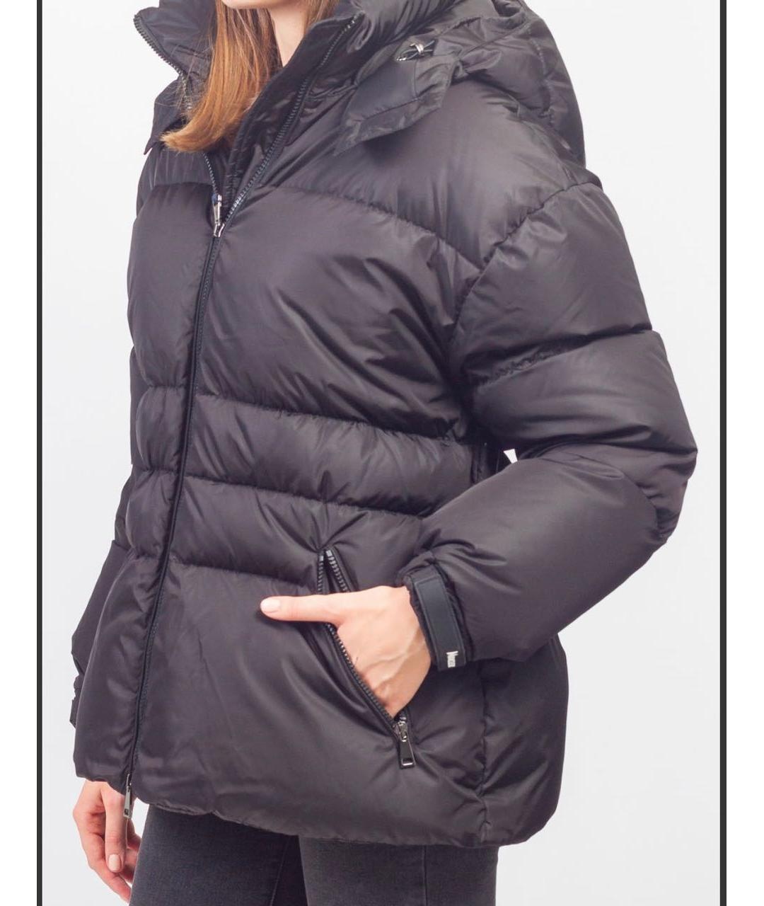 MONCLER Черный пуховик, фото 6