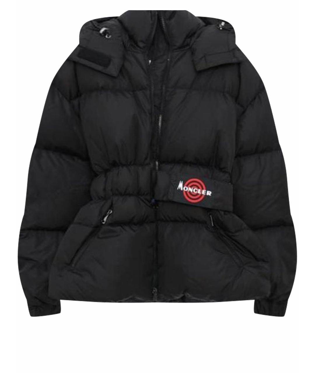 MONCLER Черный пуховик, фото 1