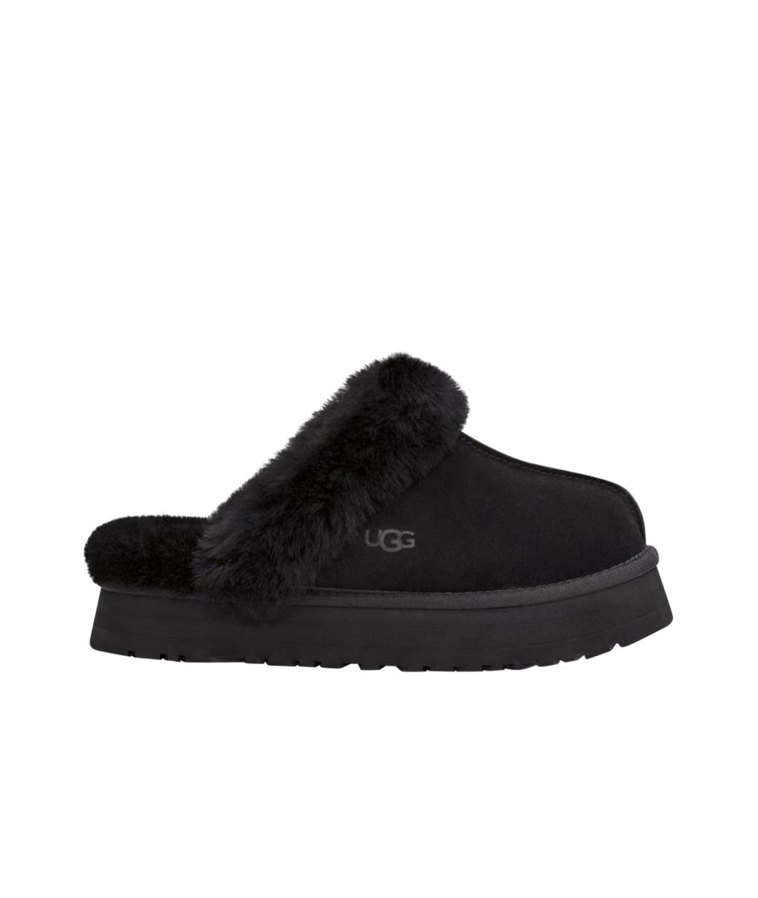 UGG AUSTRALIA Черные замшевые ботинки, фото 1