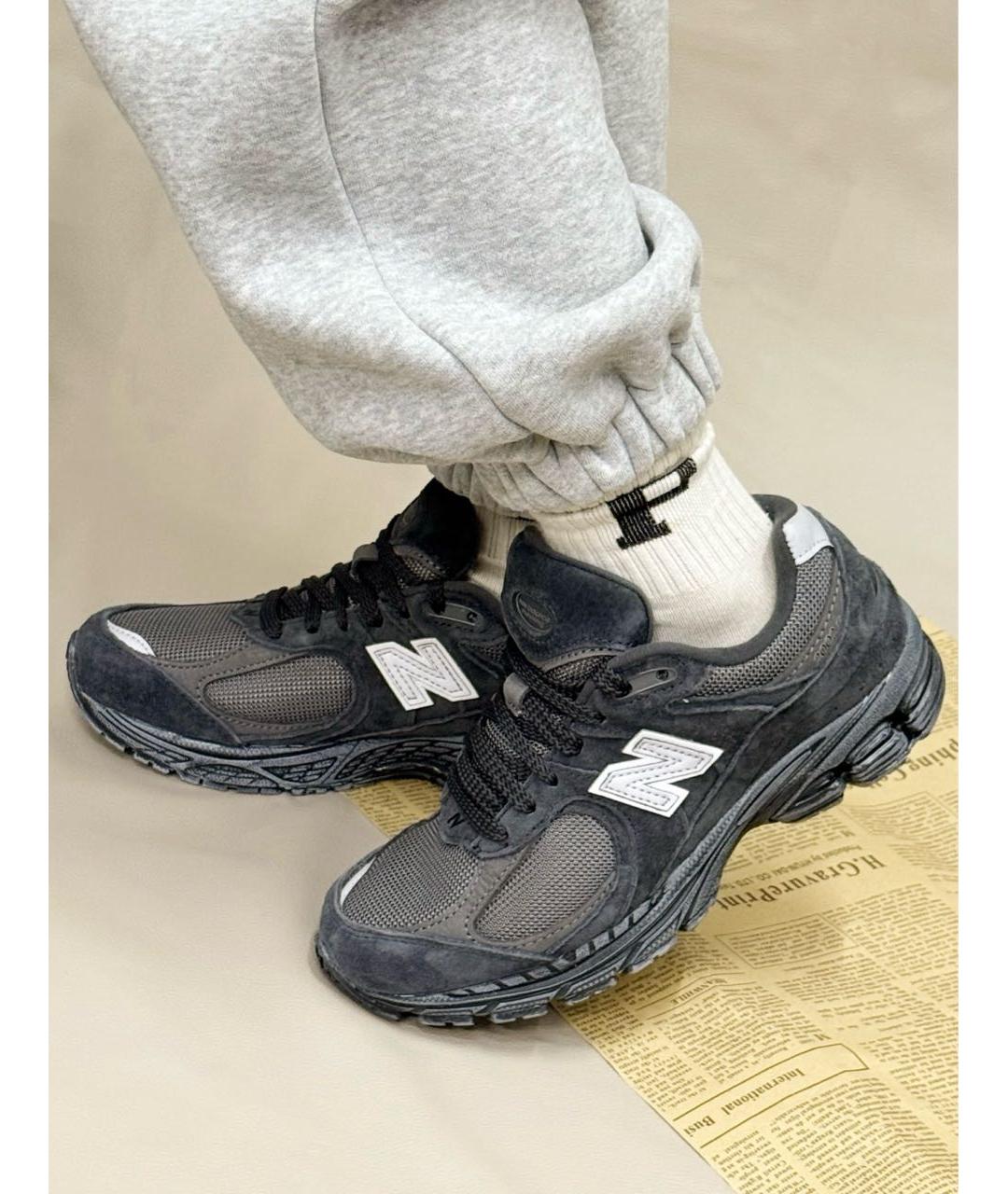 NEW BALANCE Черные замшевые кроссовки, фото 4