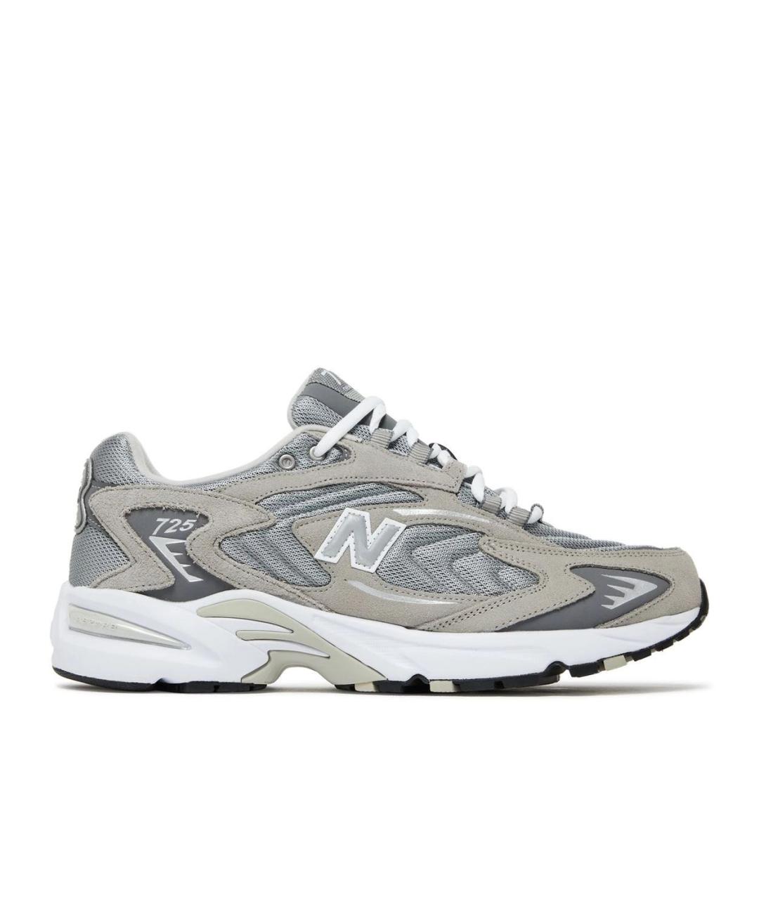 NEW BALANCE Серые замшевые кроссовки, фото 1