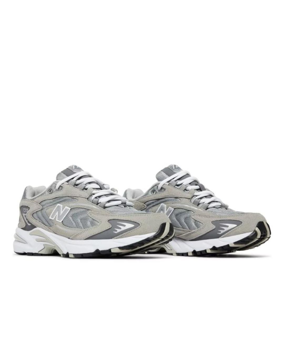 NEW BALANCE Серые замшевые кроссовки, фото 2