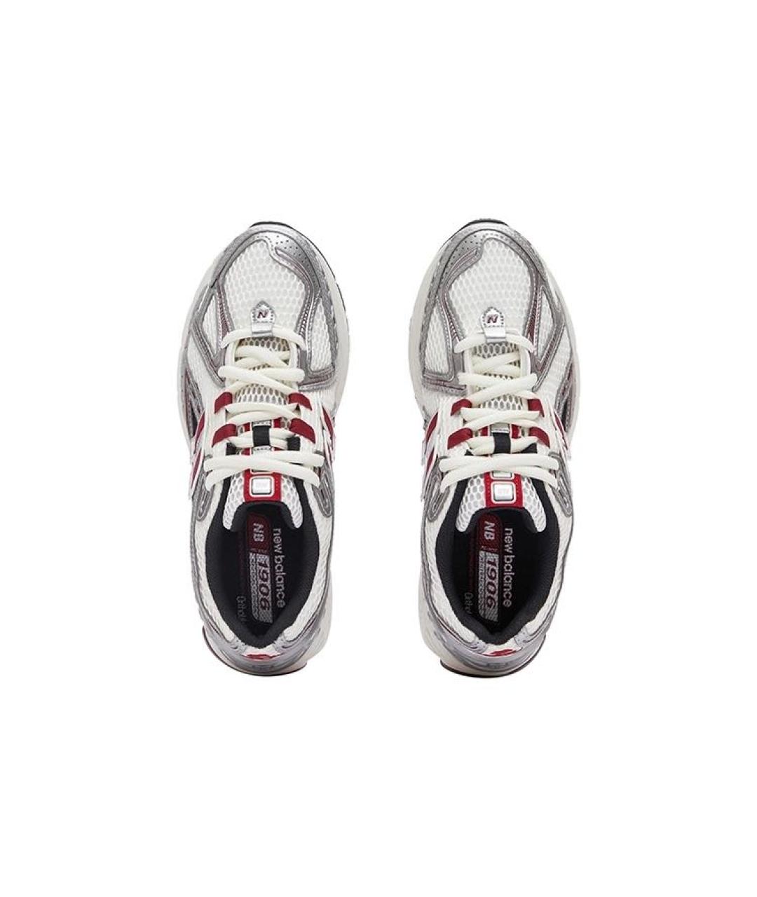 NEW BALANCE Серебряные текстильные низкие кроссовки / кеды, фото 3