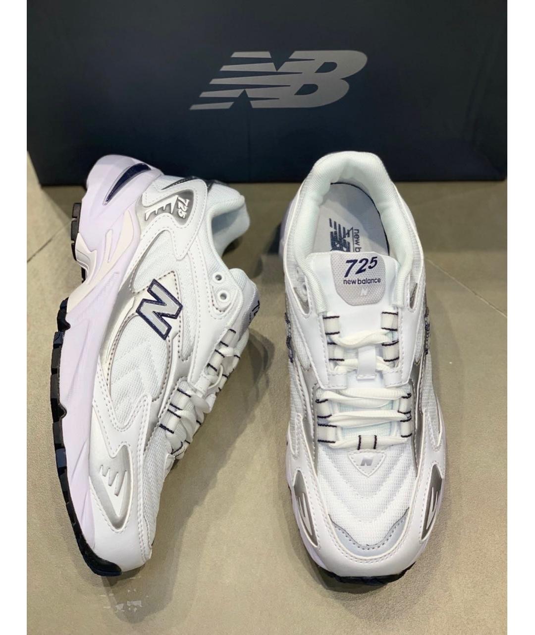 NEW BALANCE Белые текстильные кроссовки, фото 4