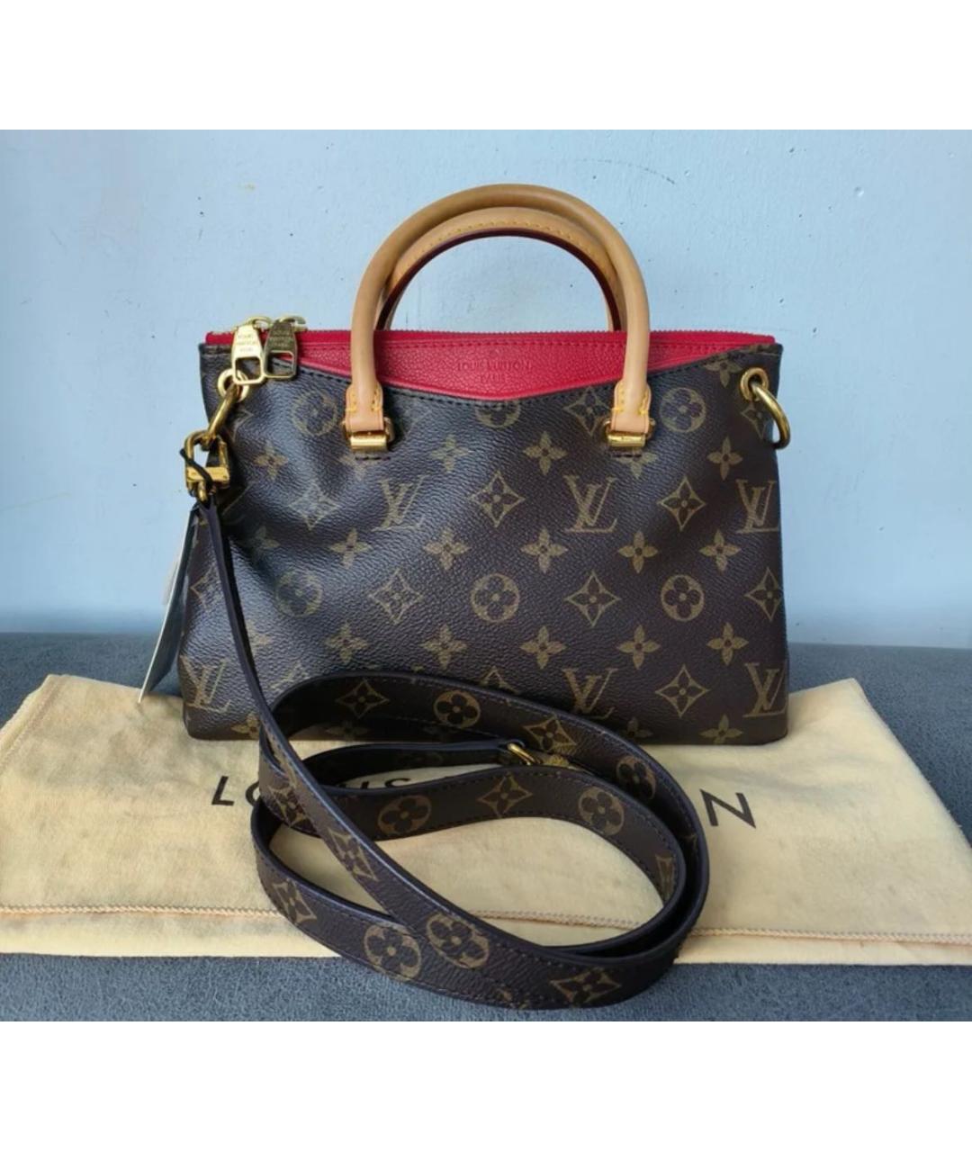 LOUIS VUITTON Коричневая сумка через плечо, фото 3