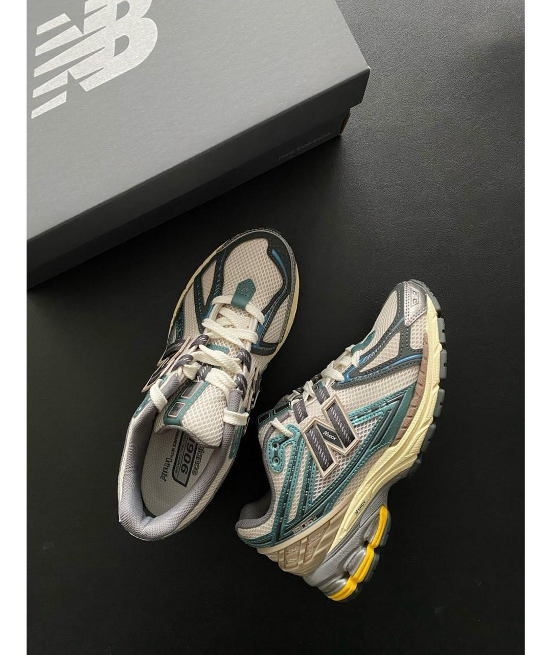 NEW BALANCE Мульти текстильные низкие кроссовки / кеды, фото 4