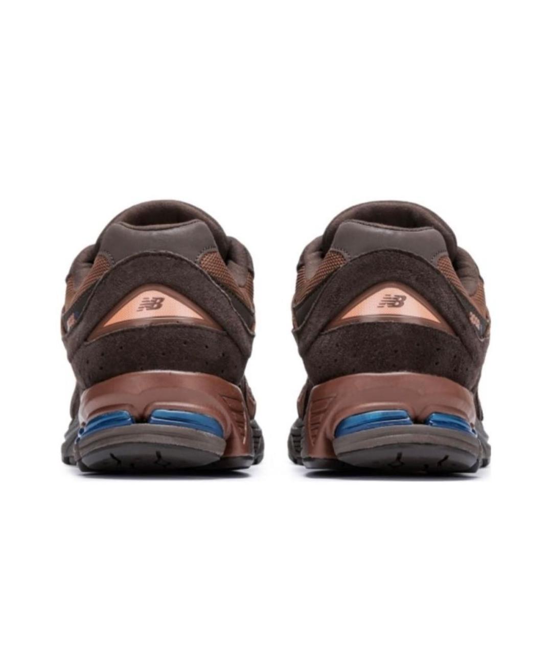 NEW BALANCE Коричневые замшевые кроссовки, фото 3