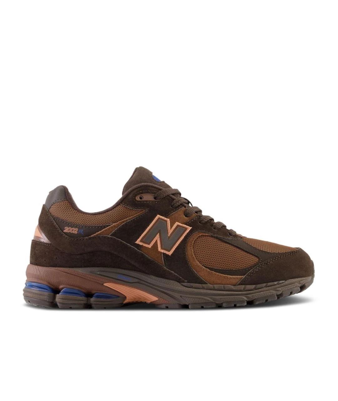 NEW BALANCE Коричневые замшевые низкие кроссовки / кеды, фото 1