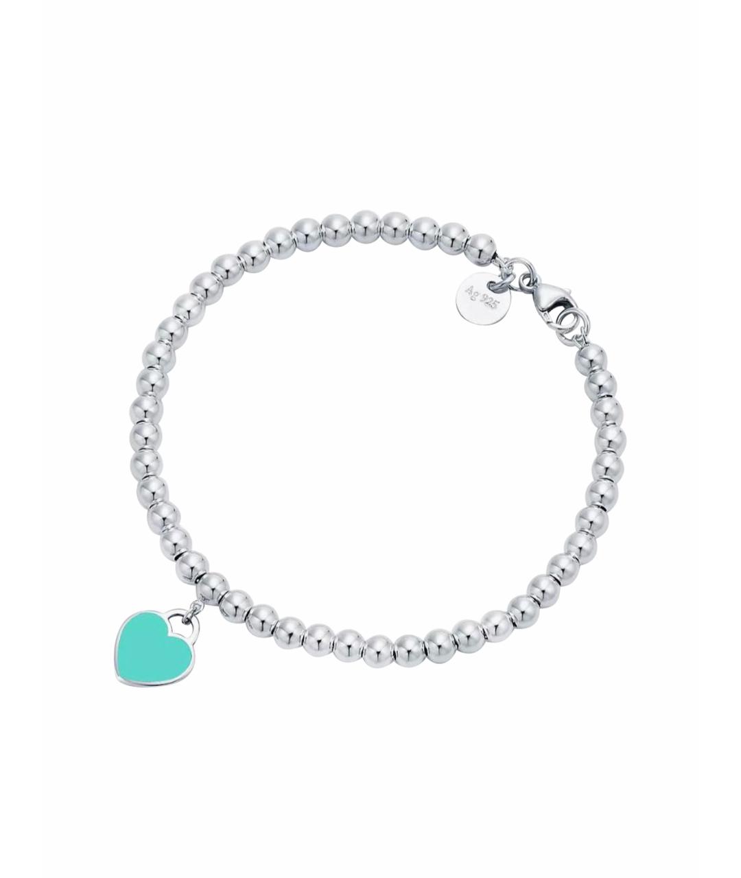 TIFFANY&CO Бирюзовый серебряный браслет, фото 1