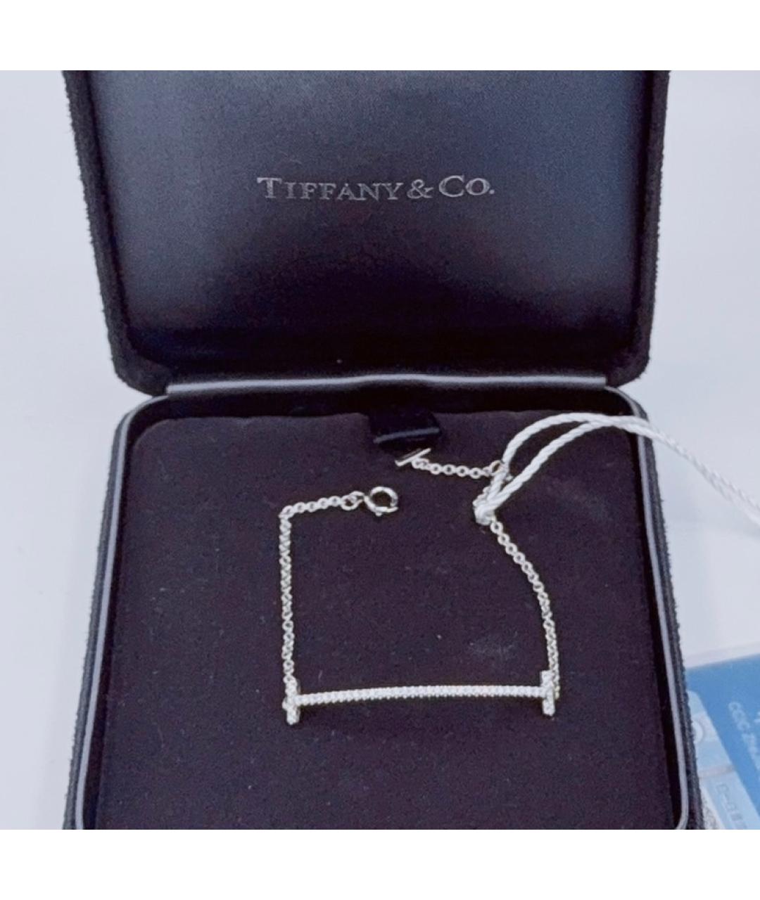 TIFFANY&CO Белый браслет из белого золота, фото 2