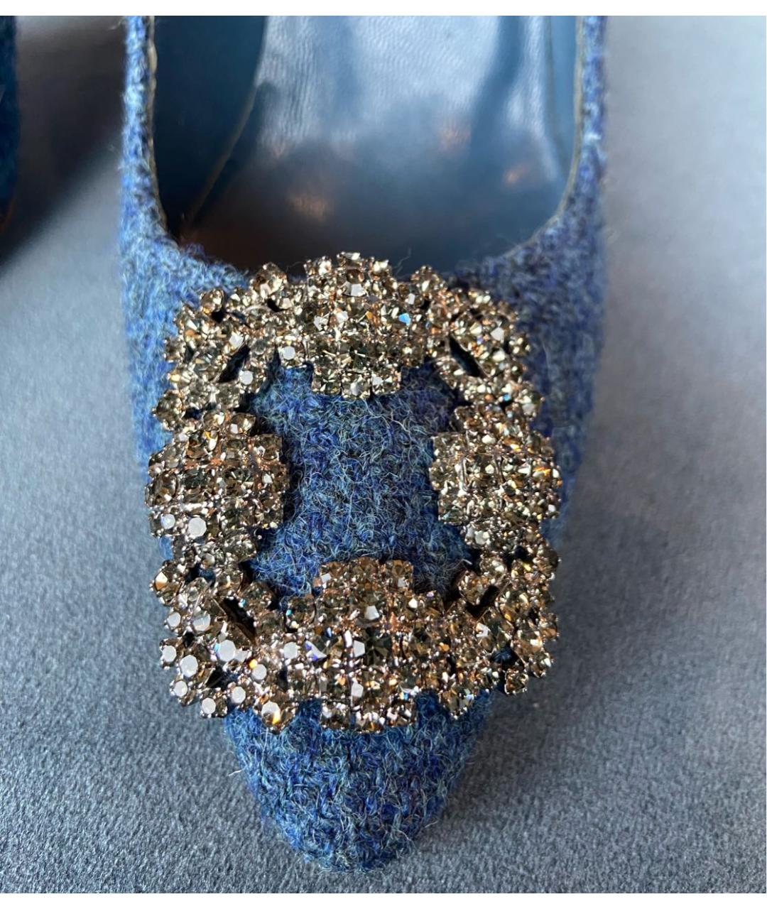 MANOLO BLAHNIK Синие туфли, фото 3