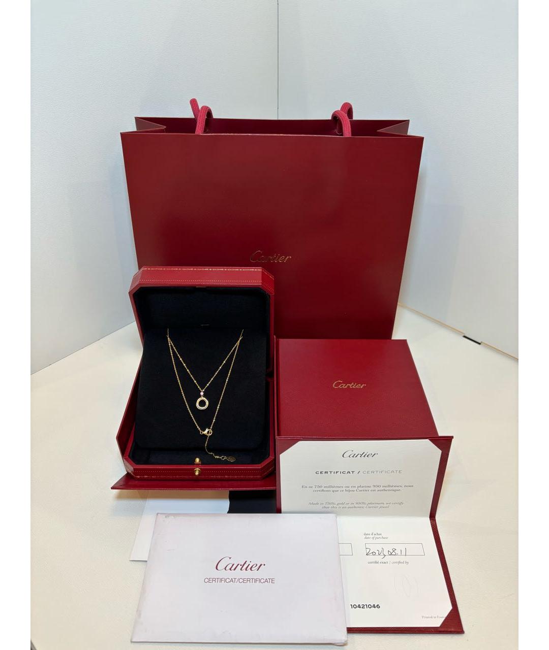 CARTIER Золотая подвеска из розового золота, фото 4