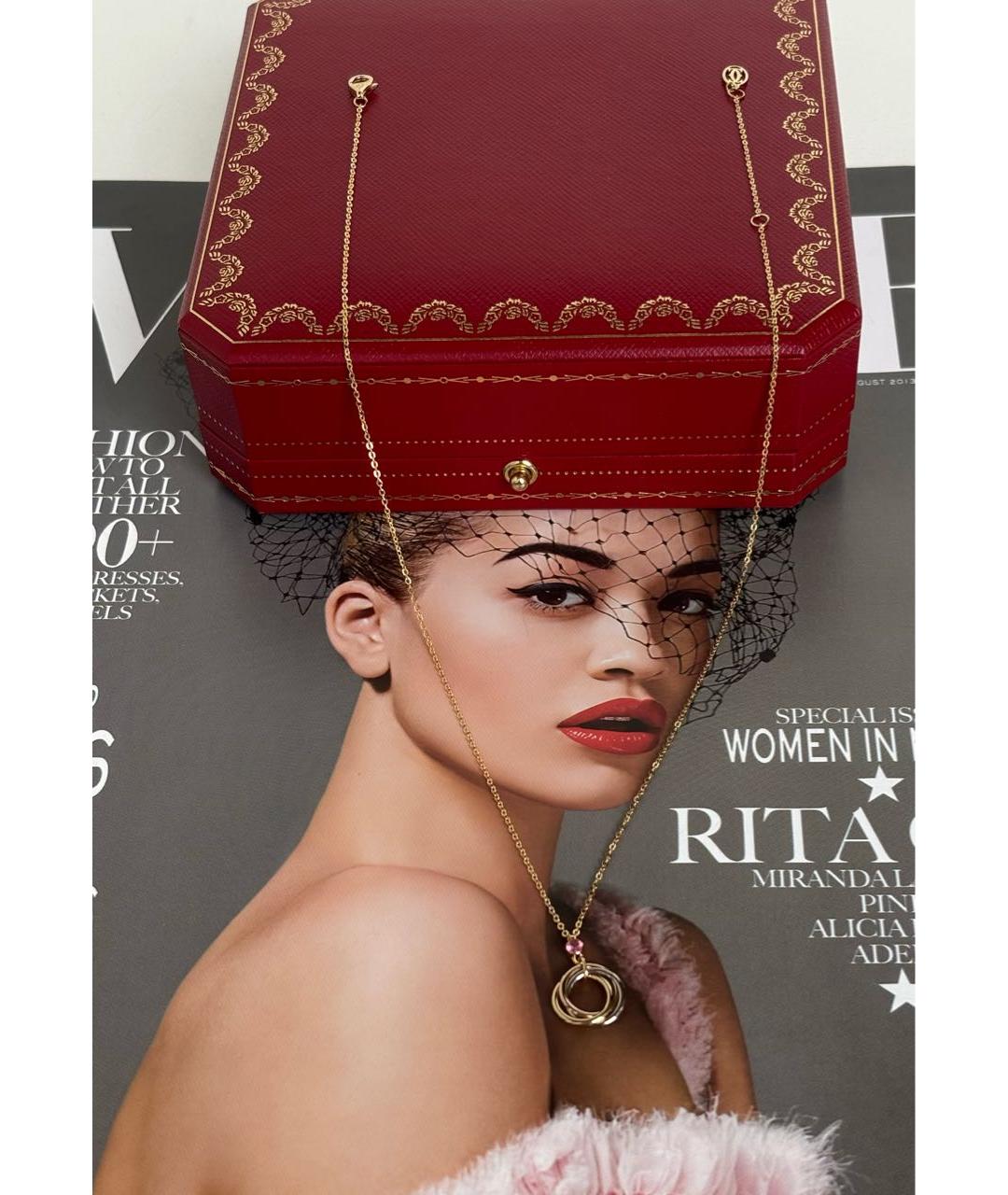 CARTIER Золотое колье из желтого золота, фото 4