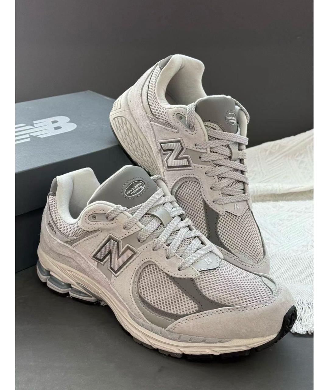NEW BALANCE Серые замшевые кроссовки, фото 4