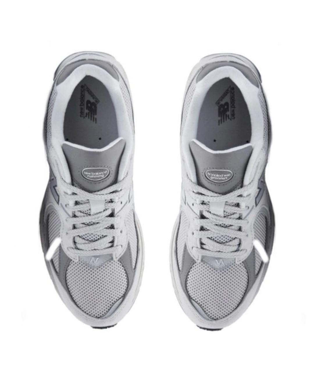 NEW BALANCE Серые замшевые кроссовки, фото 3