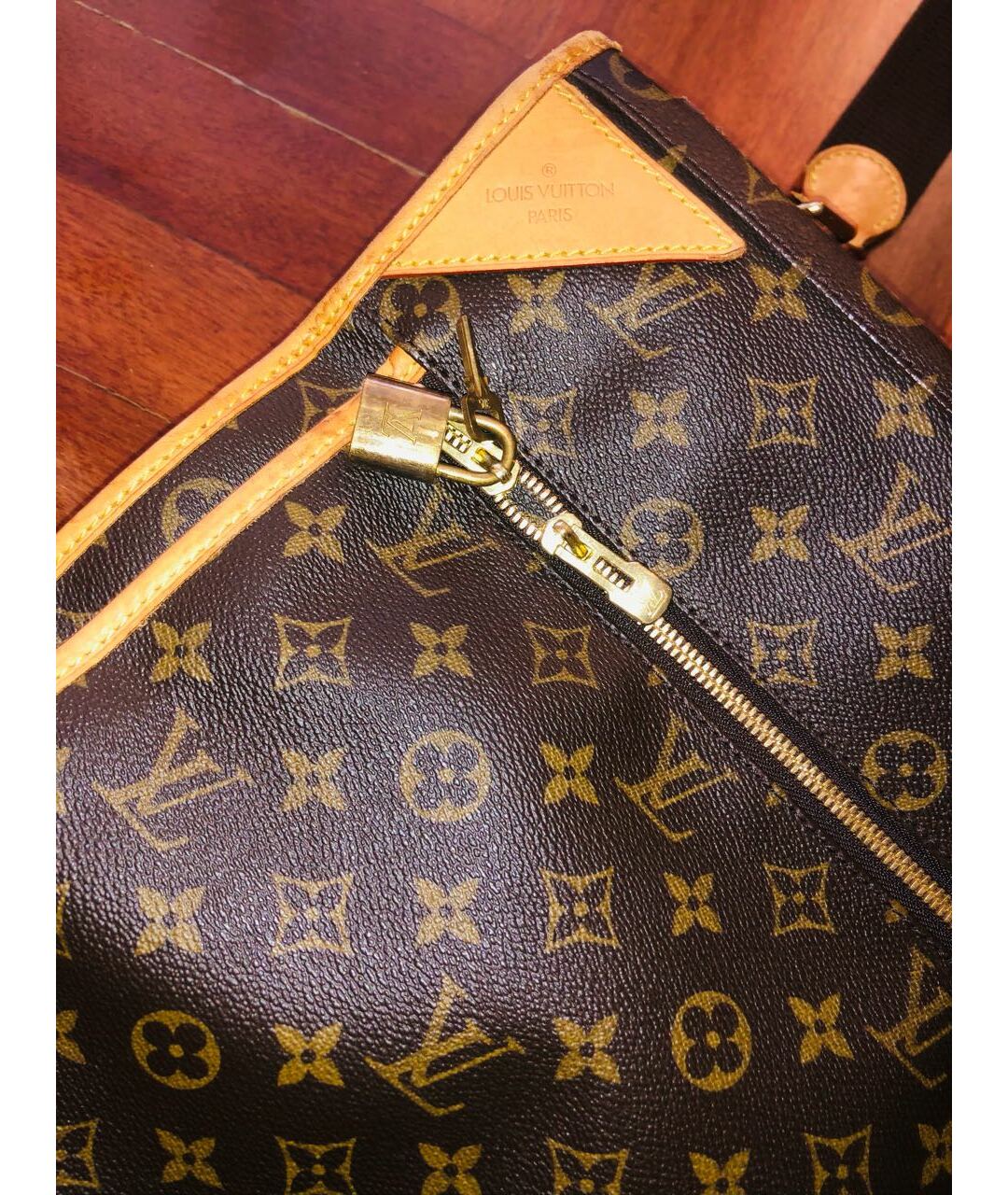 LOUIS VUITTON Коричневая дорожная/спортивная сумка, фото 3
