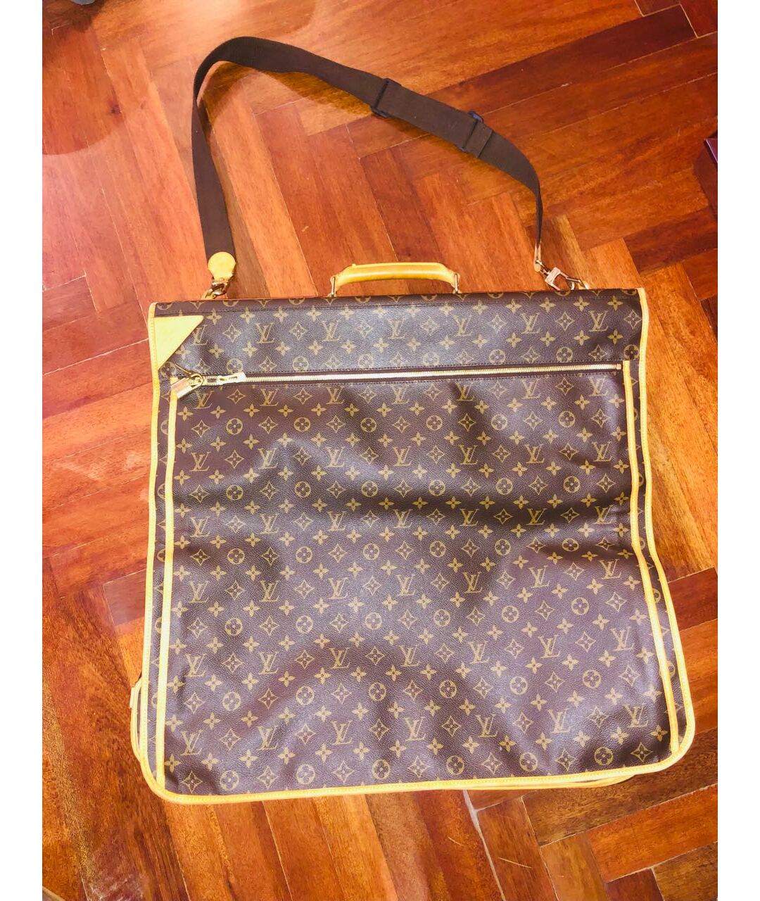 LOUIS VUITTON Коричневая дорожная/спортивная сумка, фото 7