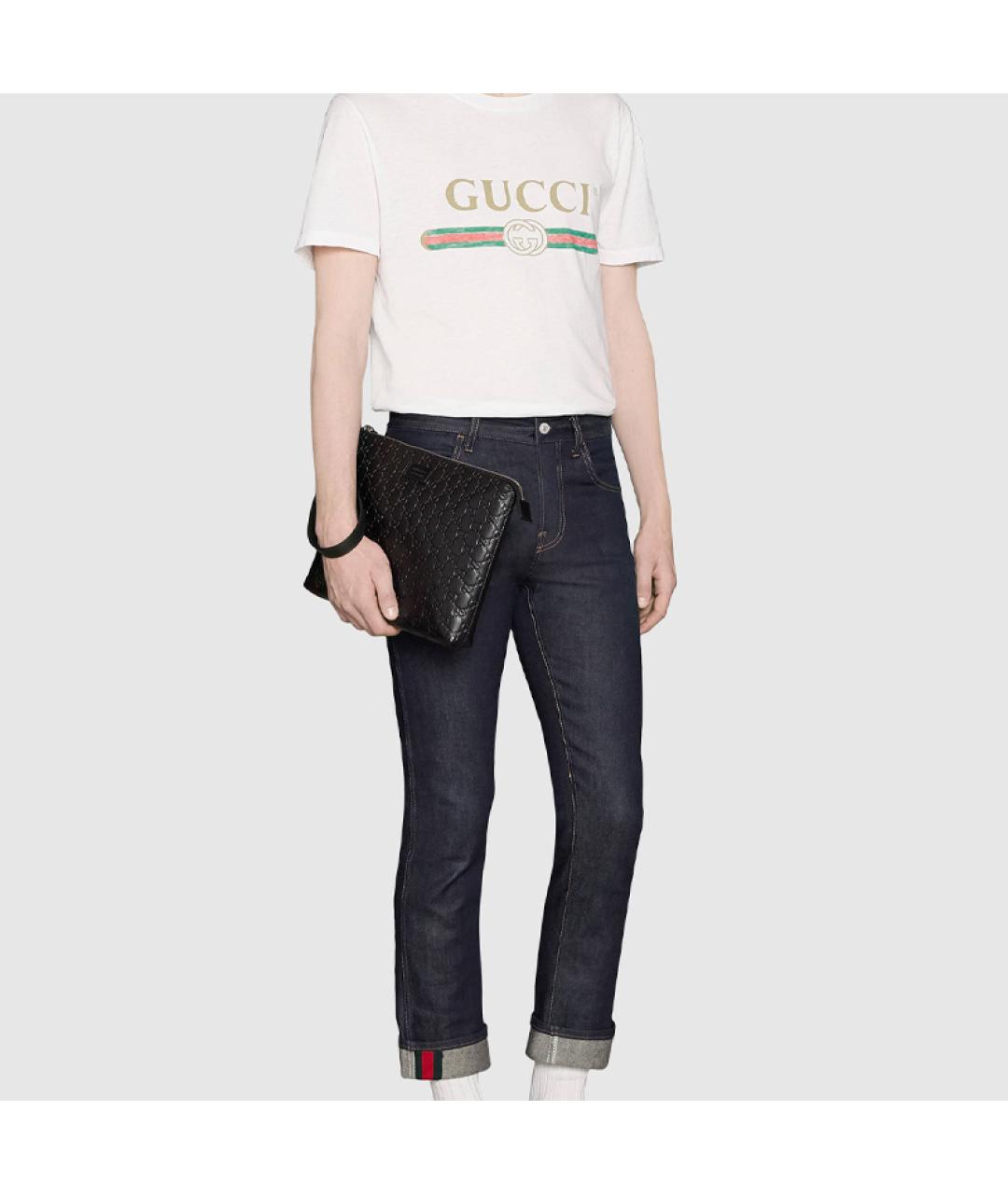 GUCCI Черная кожаная папка для документов, фото 8