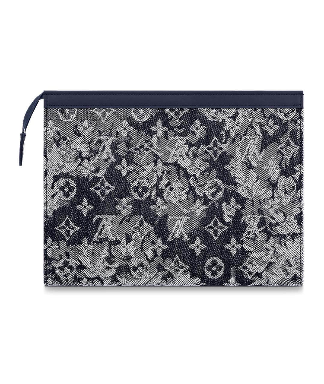 LOUIS VUITTON Синяя деним папка для документов, фото 1