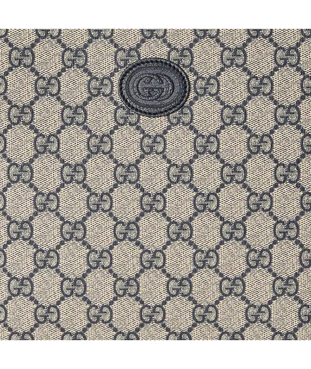 GUCCI Бежевая тканевая папка для документов, фото 8