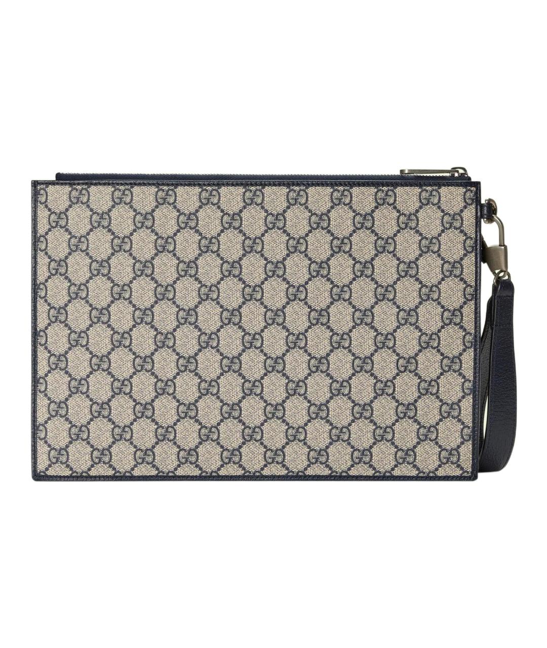GUCCI Бежевая тканевая папка для документов, фото 7
