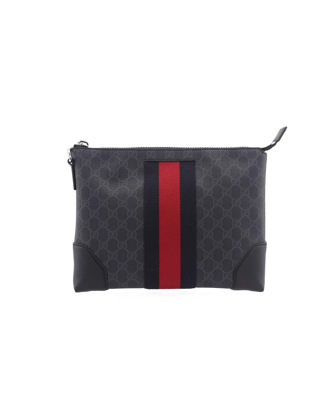 GUCCI Черная кожаная папка для документов, фото 1