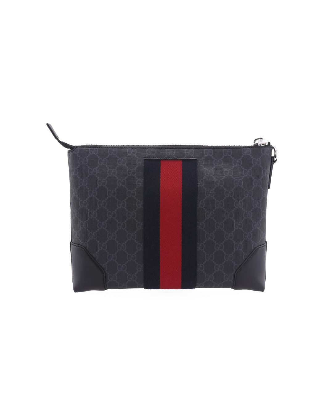 GUCCI Черная кожаная папка для документов, фото 4