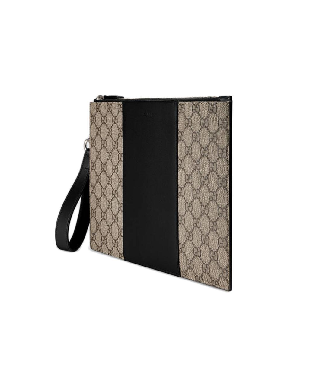 GUCCI Бежевая тканевая папка для документов, фото 4
