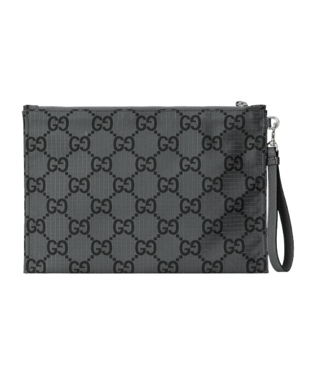 GUCCI Черная тканевая папка для документов, фото 4