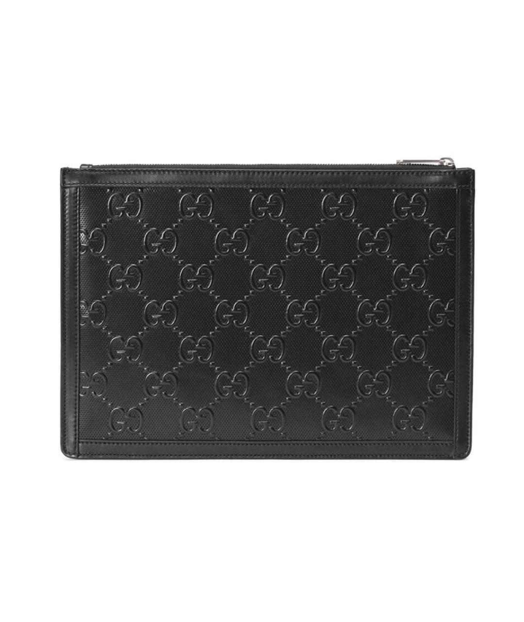 GUCCI Черная кожаная папка для документов, фото 3